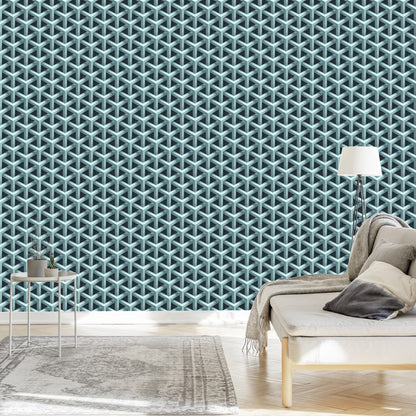 Wallpaper Modern Geometric Pattern