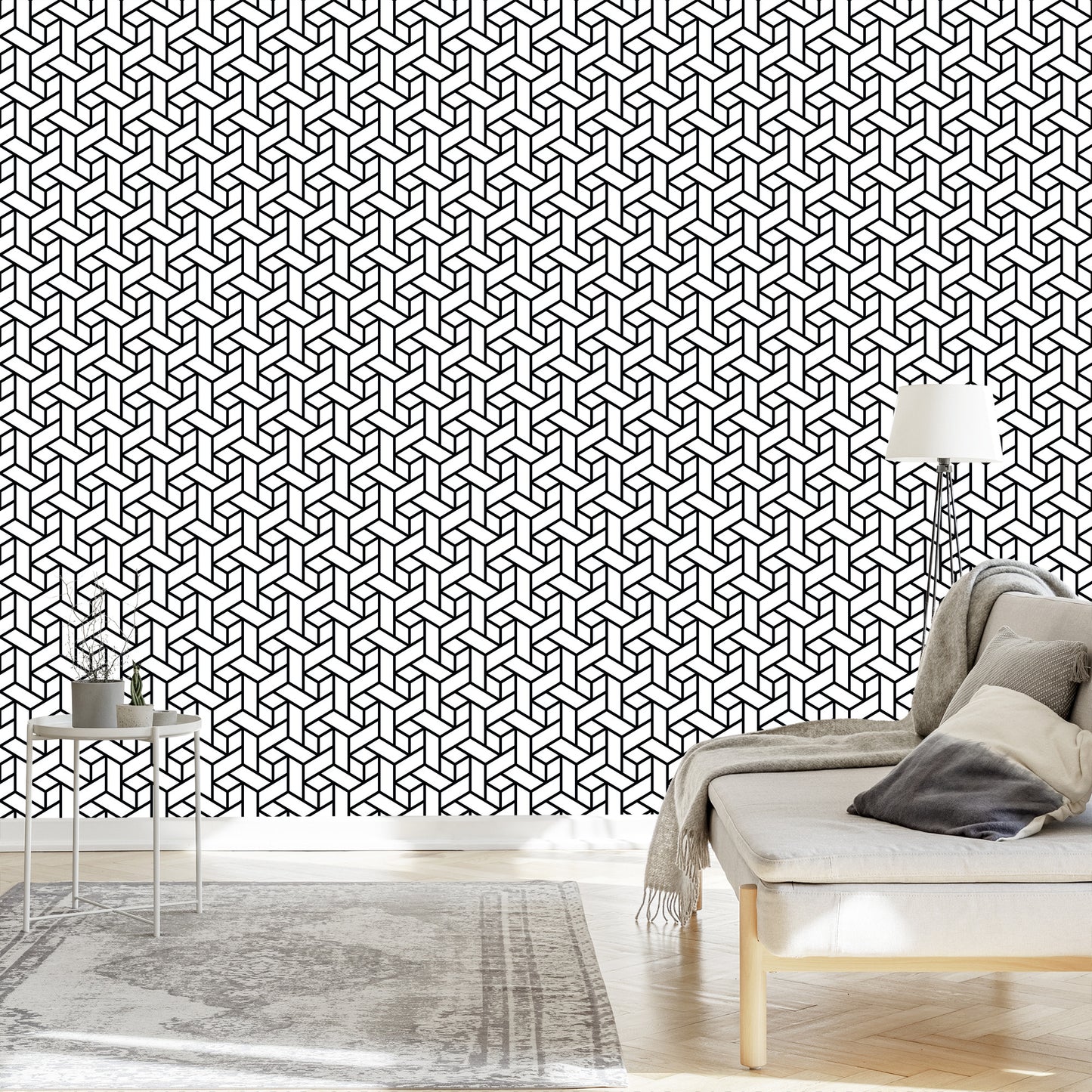 Wallpaper Geometric Pattern - Optical