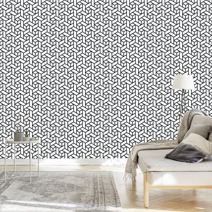 Wallpaper Geometric Pattern - Optical