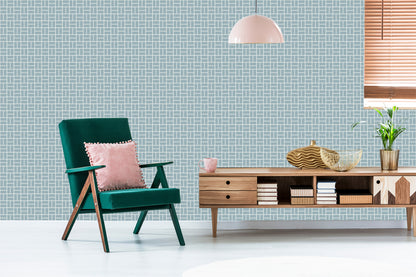Wallpaper Geometric Pattern In Retro Style
