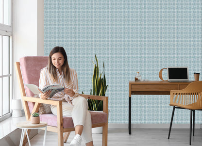 Wallpaper Geometric Pattern In Retro Style