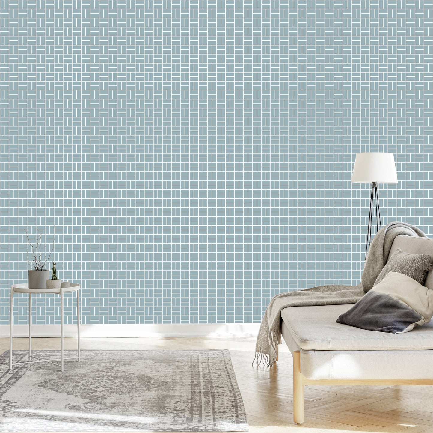 Wallpaper Geometric Pattern In Retro Style
