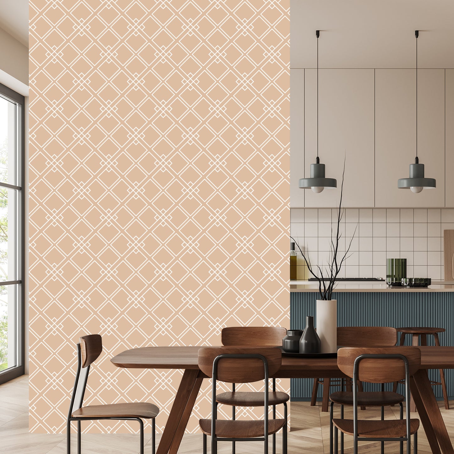 Wallpaper Modern Geometric Ornaments
