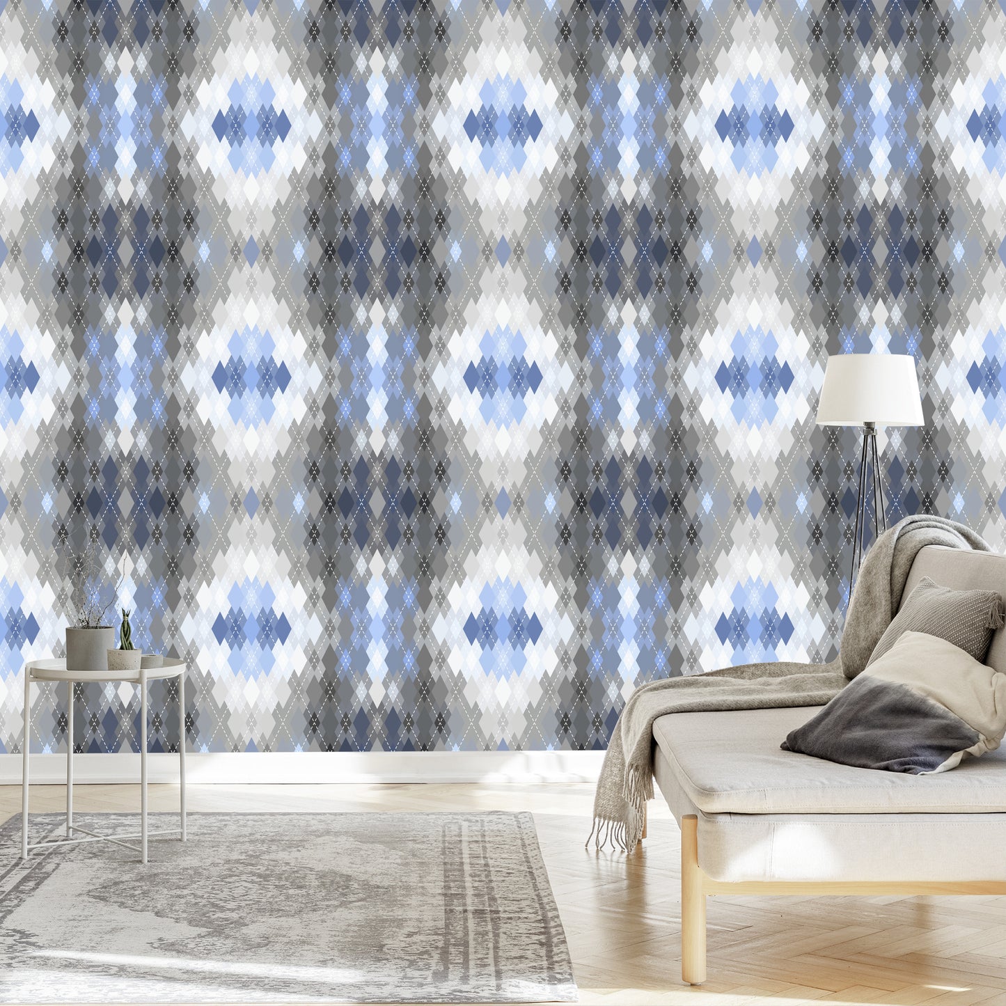 Wallpaper Geometric - Argyle Pattern