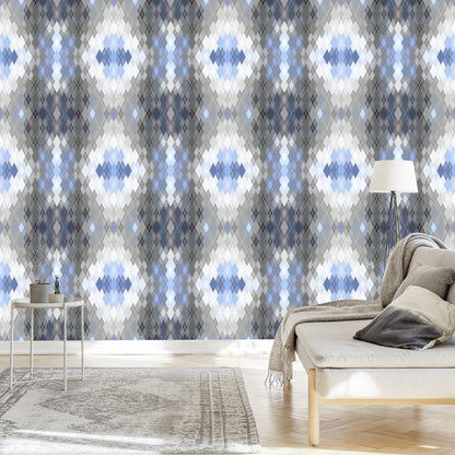 Wallpaper Geometric - Argyle Pattern
