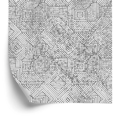 Wallpaper Geometric In Vintage Style