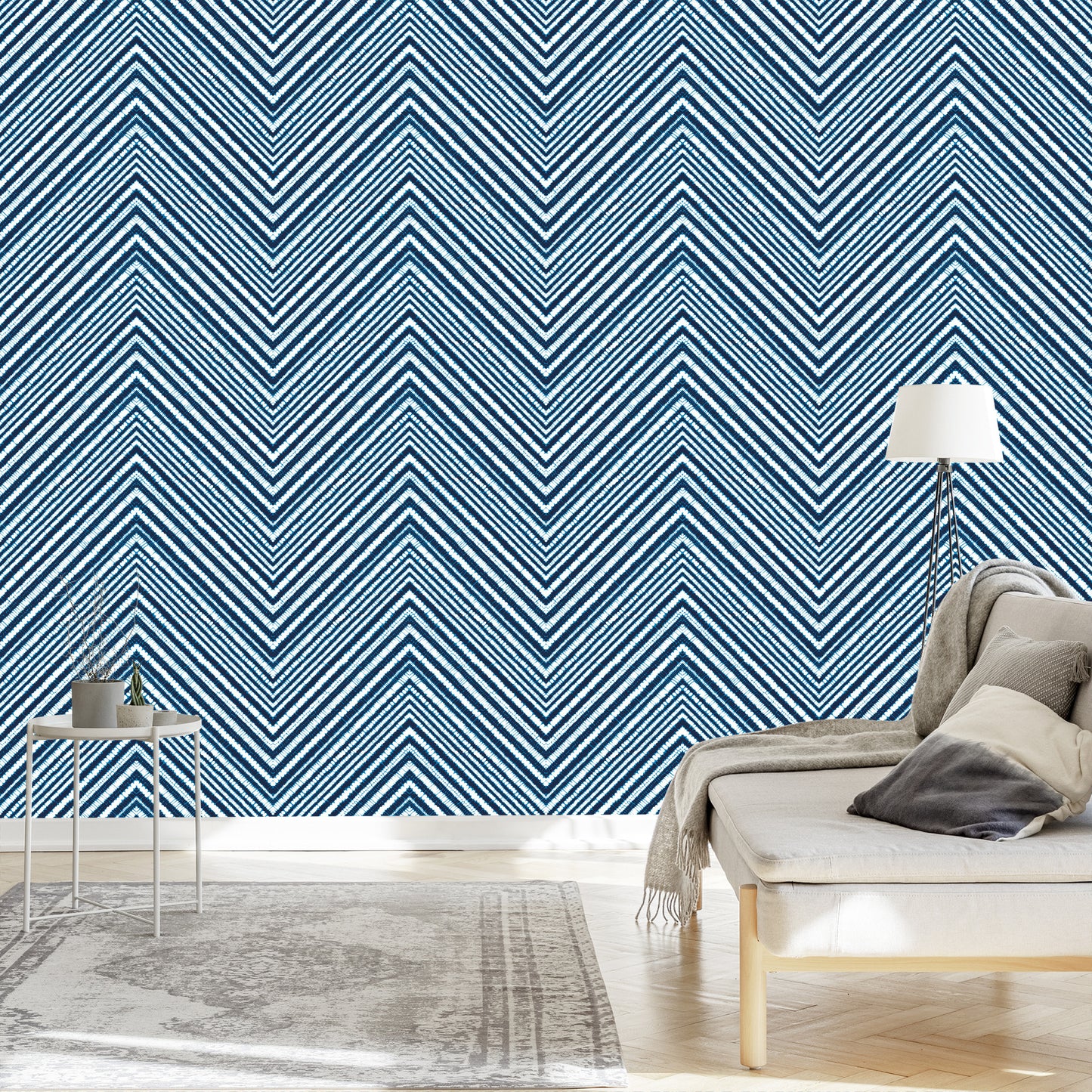Wallpaper Geometric - Retro Zigzags