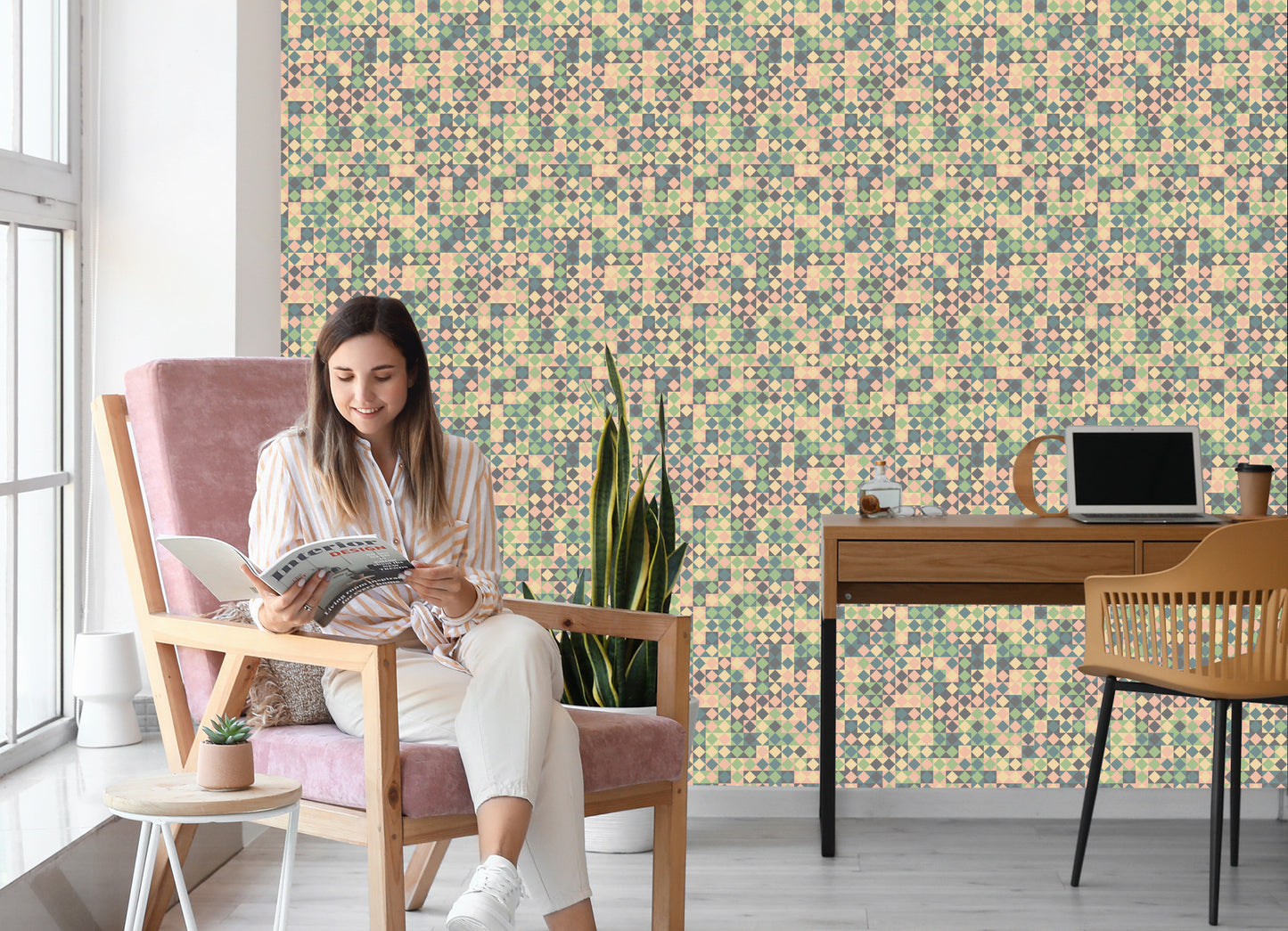 Wallpaper Geometric Abstraction