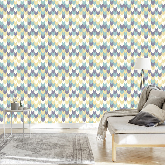 Wallpaper Colorful Geometric Patterns