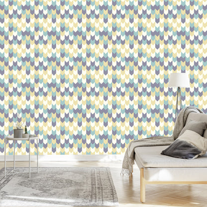 Wallpaper Colorful Geometric Patterns
