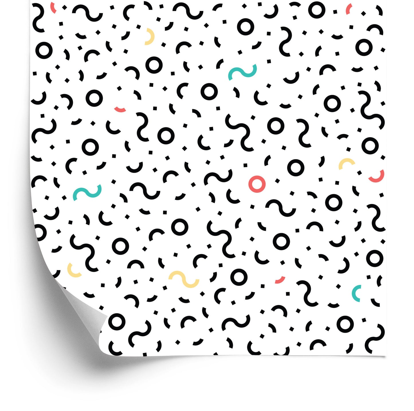 Wallpaper Colorful Geometric Patterns