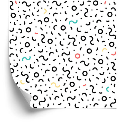 Wallpaper Colorful Geometric Patterns