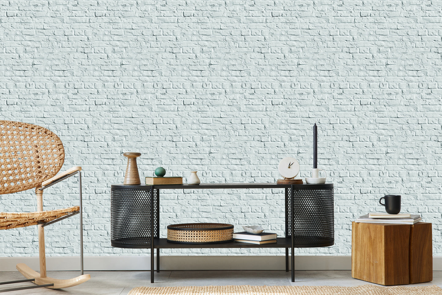 Wallpaper Stone Brick Wall 3D