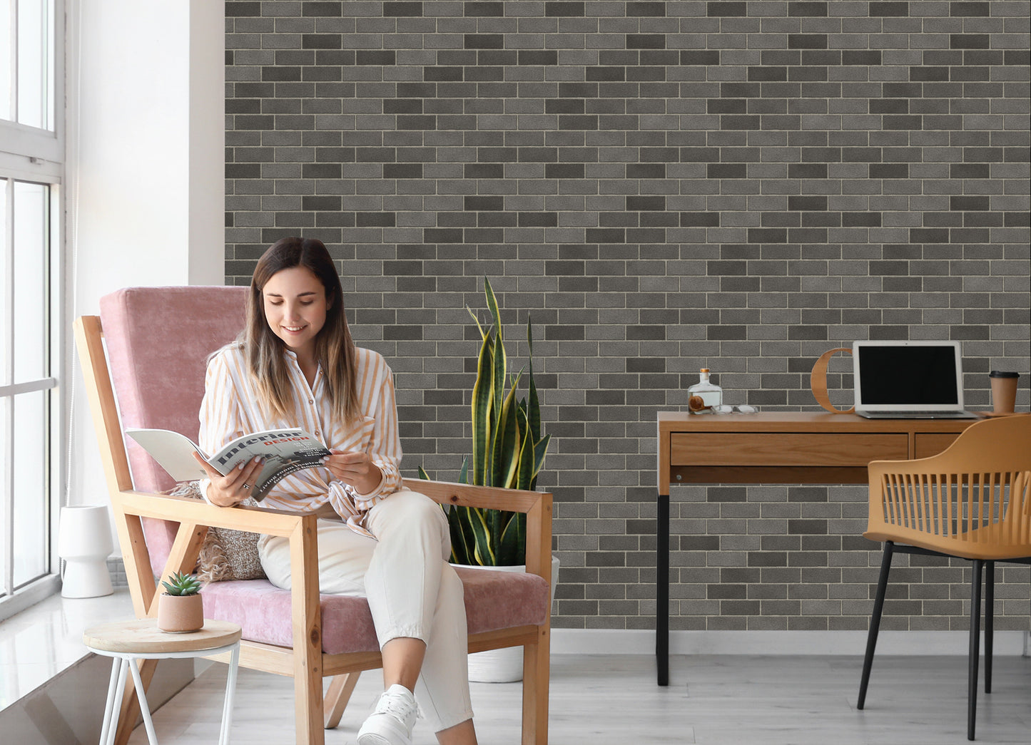 Wallpaper 3D Brick Wall