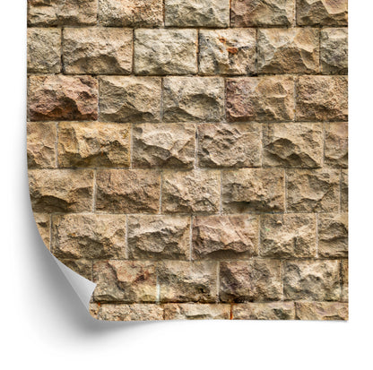 Wallpaper Stone Wall - 3D Effect