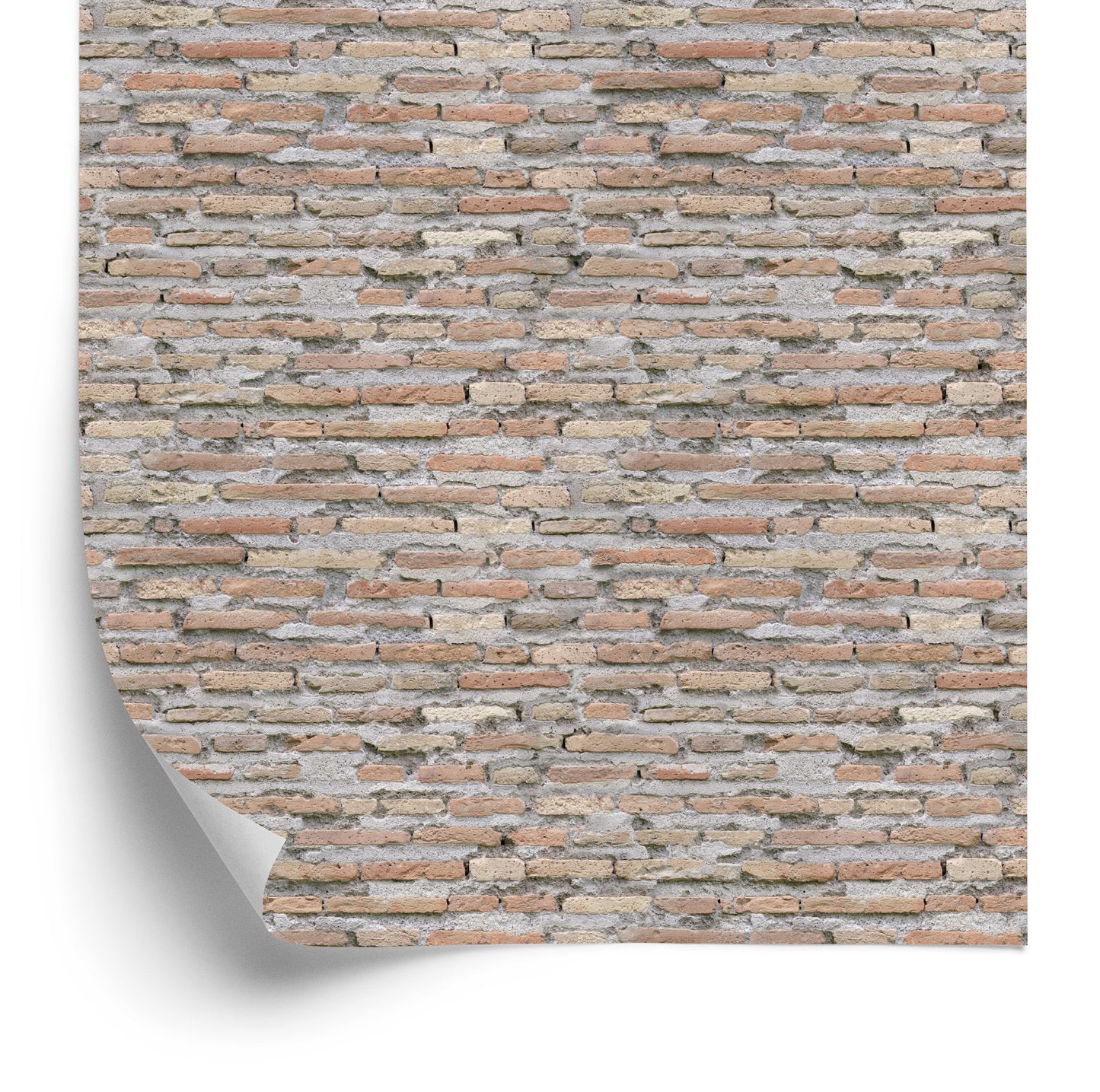 Wallpaper Old Brick Wall Slabs With 3D Effect