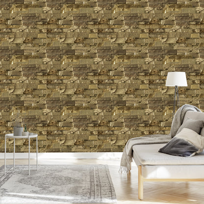 Wallpaper Stone Brick - 3D Effect