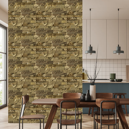 Wallpaper Stone Brick - 3D Effect