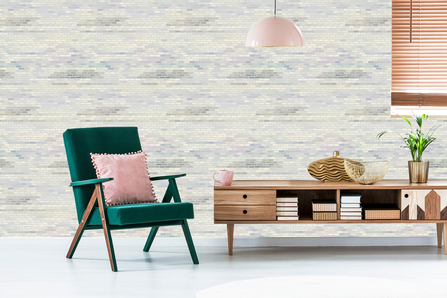 Wallpaper Building Blocks As Painted