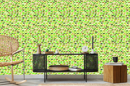 Wallpaper Colorful Building Blocks - Watercolor