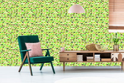 Wallpaper Colorful Building Blocks - Watercolor