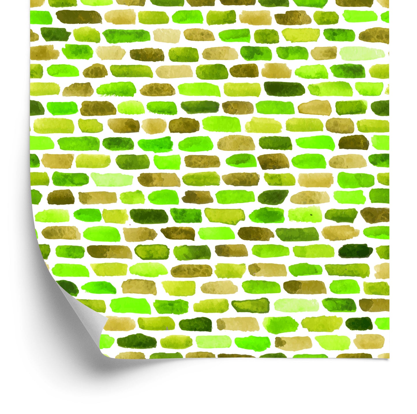 Wallpaper Colorful Building Blocks - Watercolor