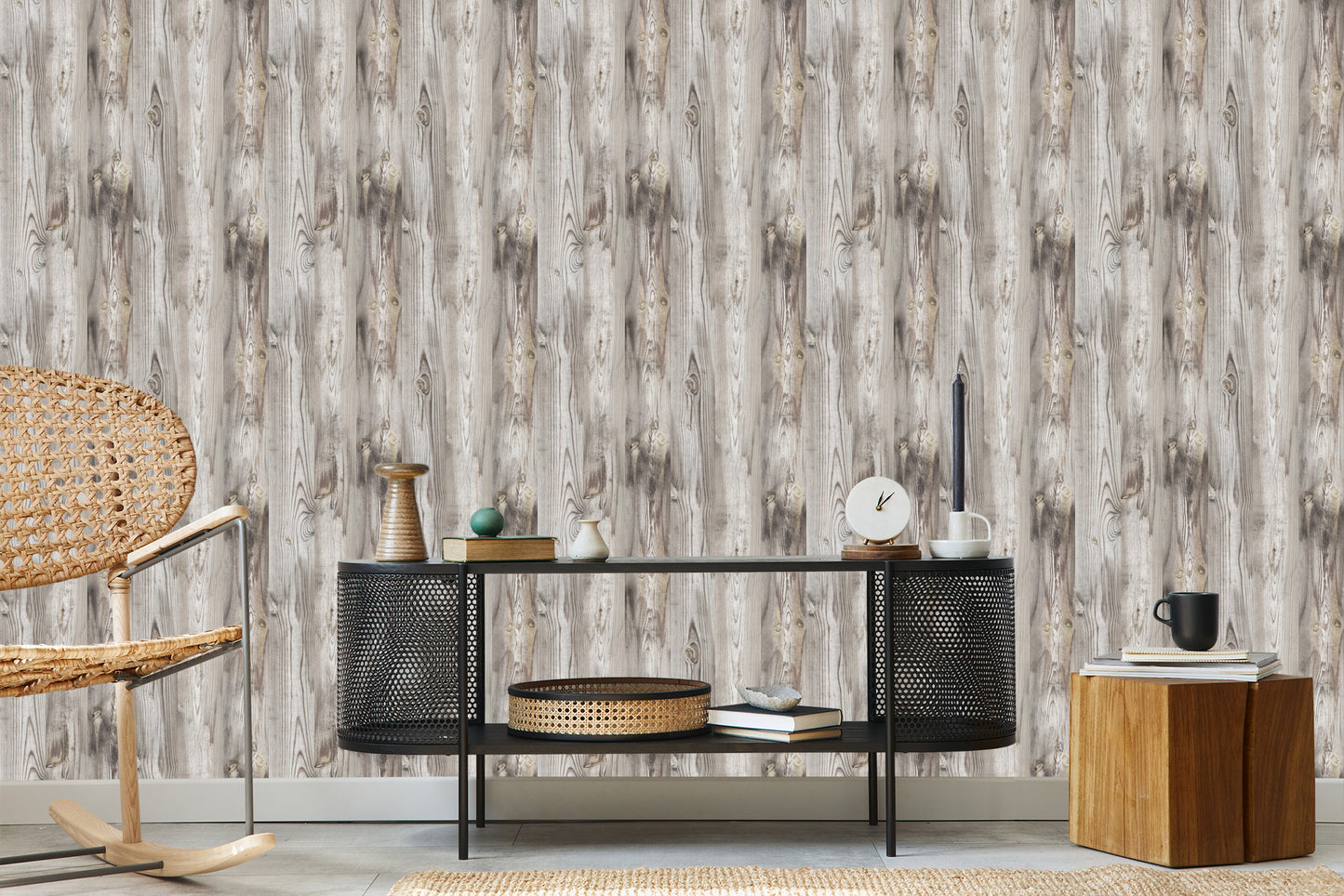 Wallpaper Wooden Planks