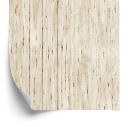 Wallpaper Bright Wooden Planks