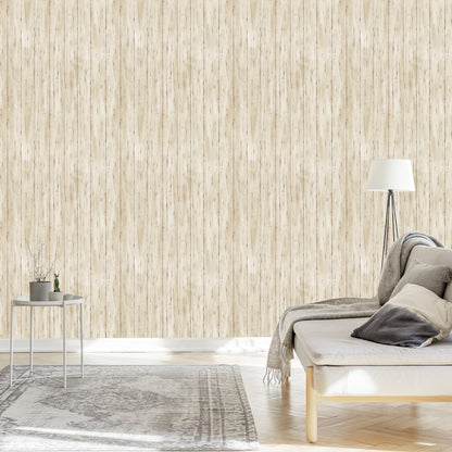 Wallpaper Bright Wooden Planks