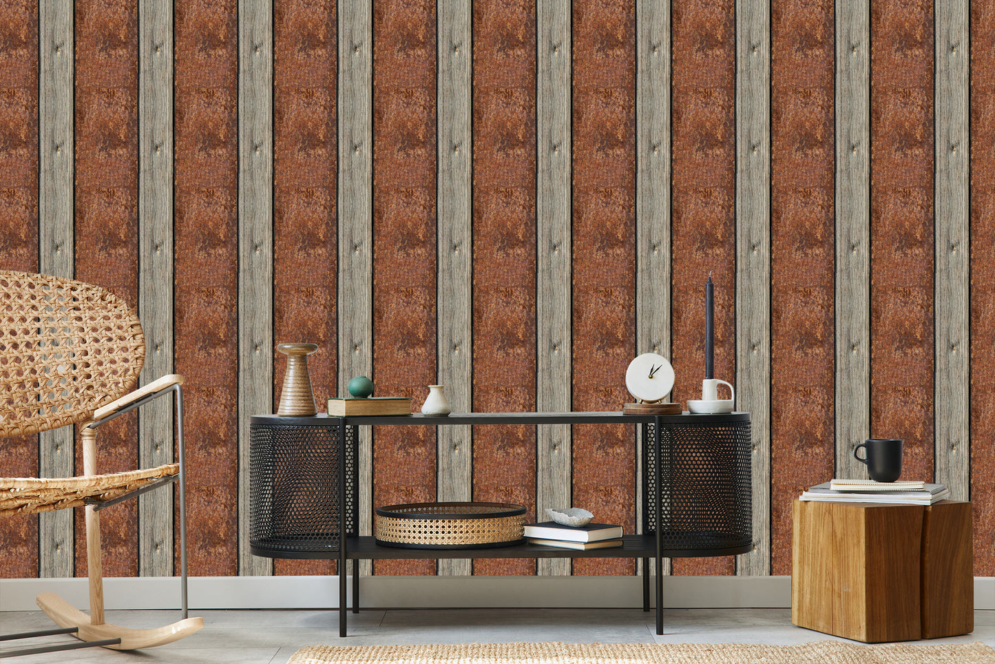 Wallpaper Pattern Of Wood Planks