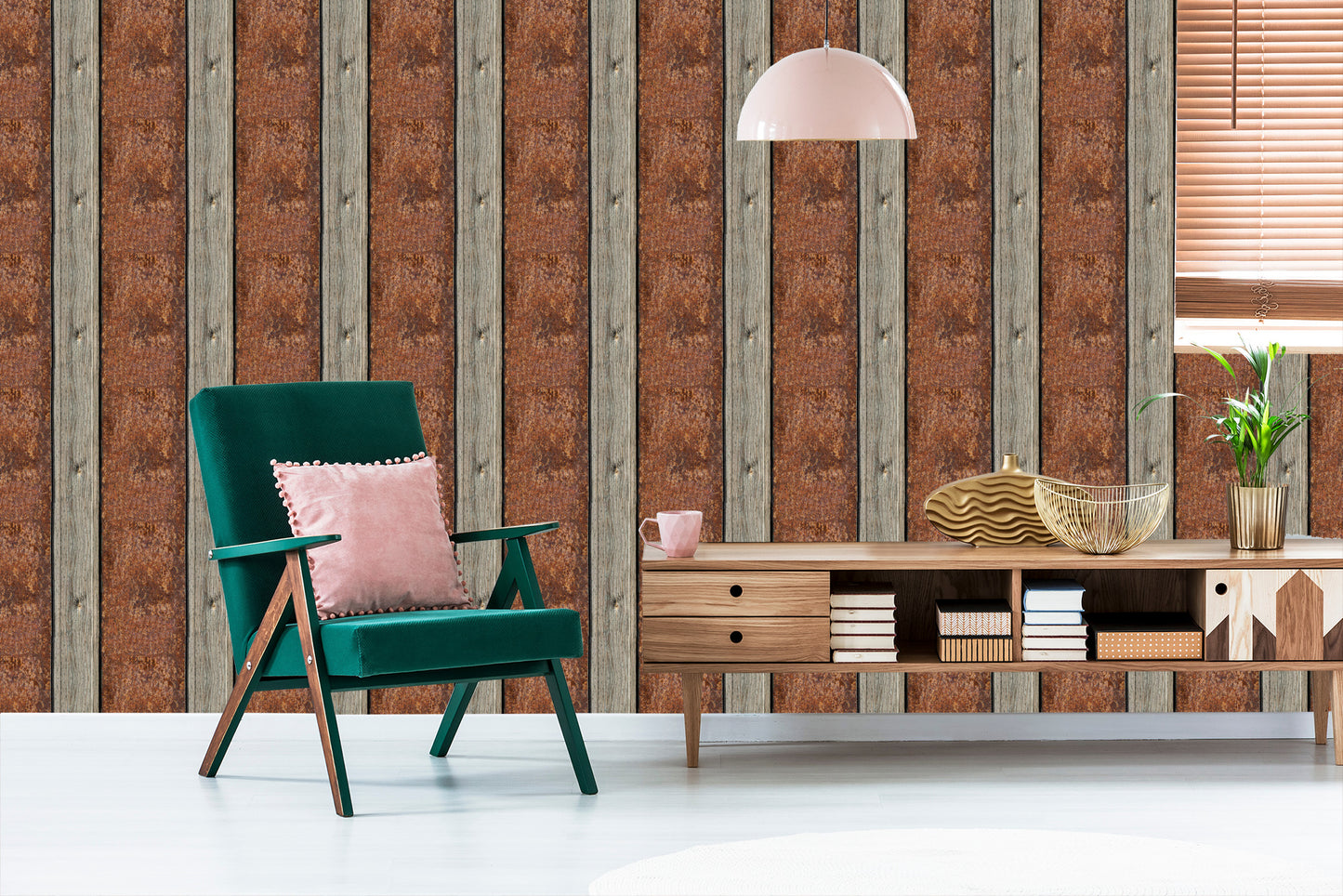 Wallpaper Pattern Of Wood Planks