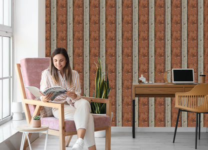 Wallpaper Pattern Of Wood Planks