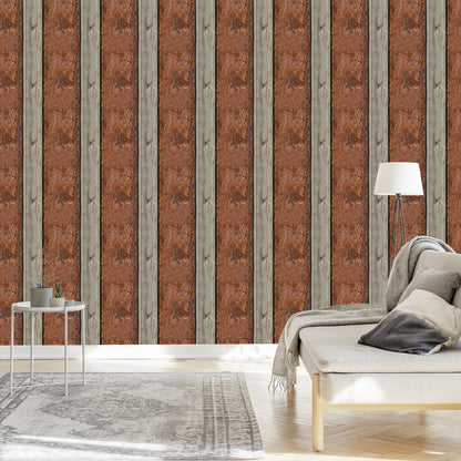 Wallpaper Pattern Of Wood Planks