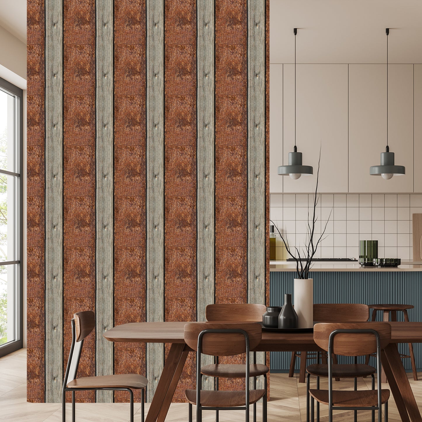 Wallpaper Pattern Of Wood Planks