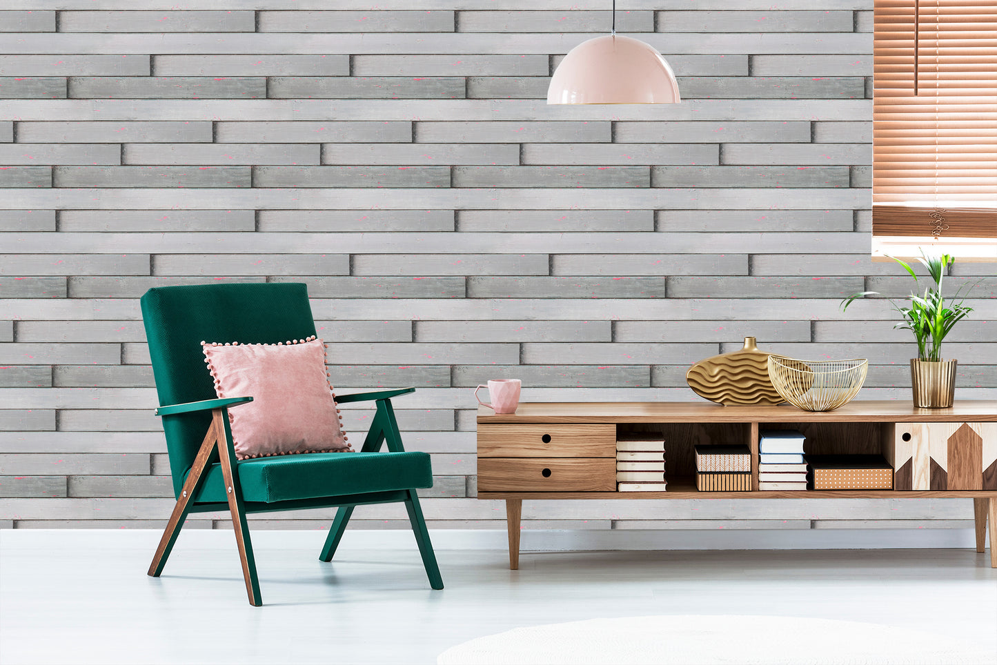 Wallpaper Horizontal Retro Boards
