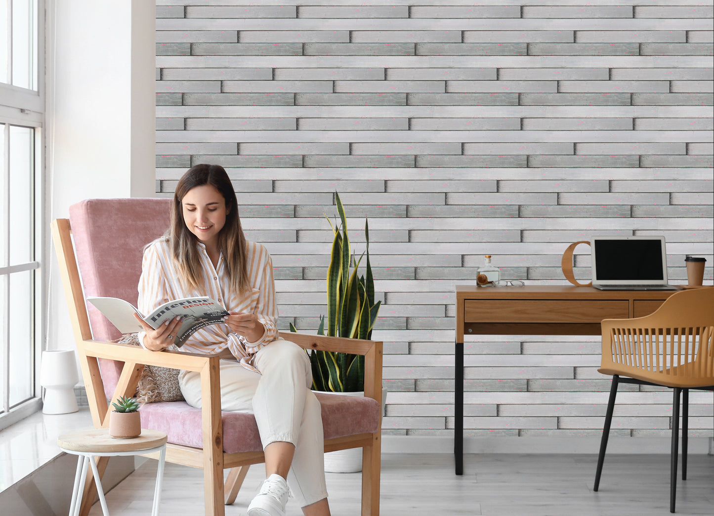 Wallpaper Horizontal Retro Boards
