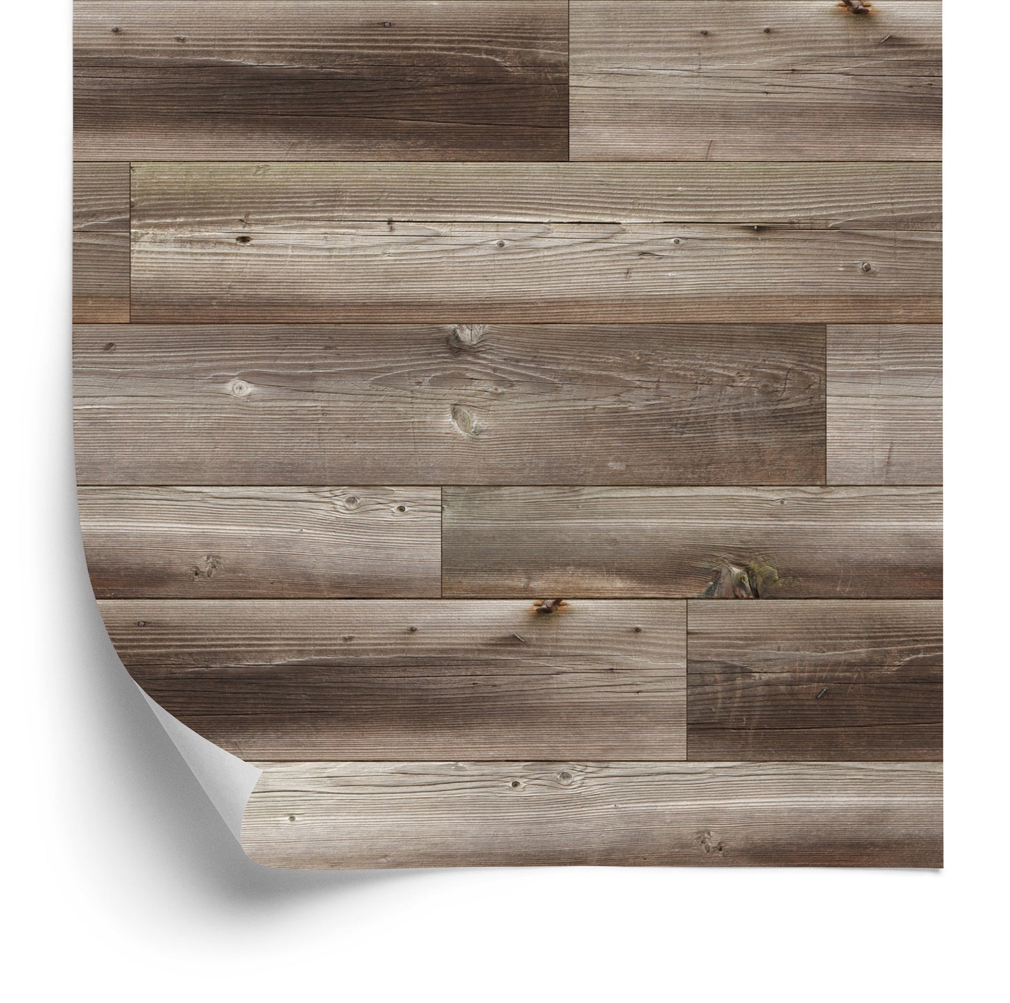 Wallpaper Modern Wooden Planks Pattern