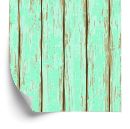 Wallpaper Colorful Wooden Boards With Chips