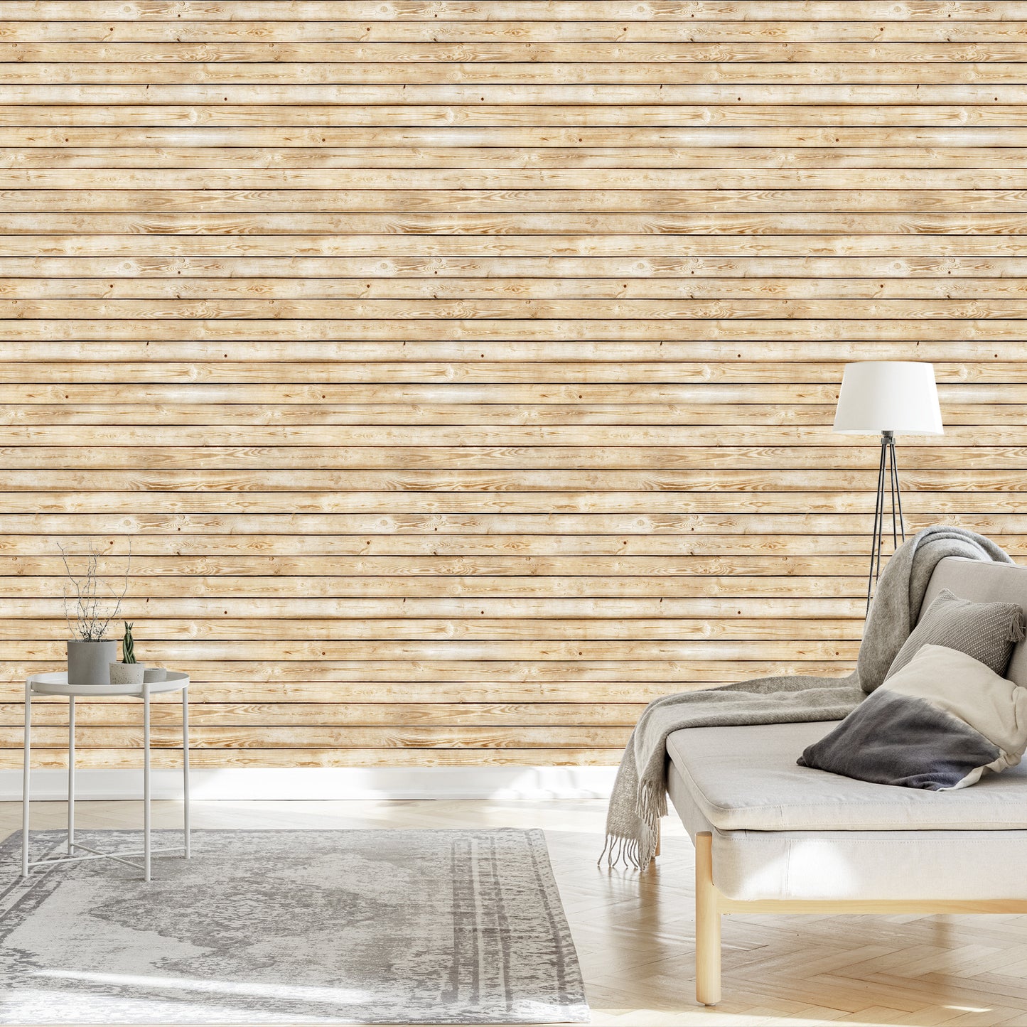 Wallpaper Horizontal Maple Boards