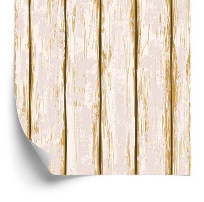 Wallpaper Bright Wooden Planks With Cleaners