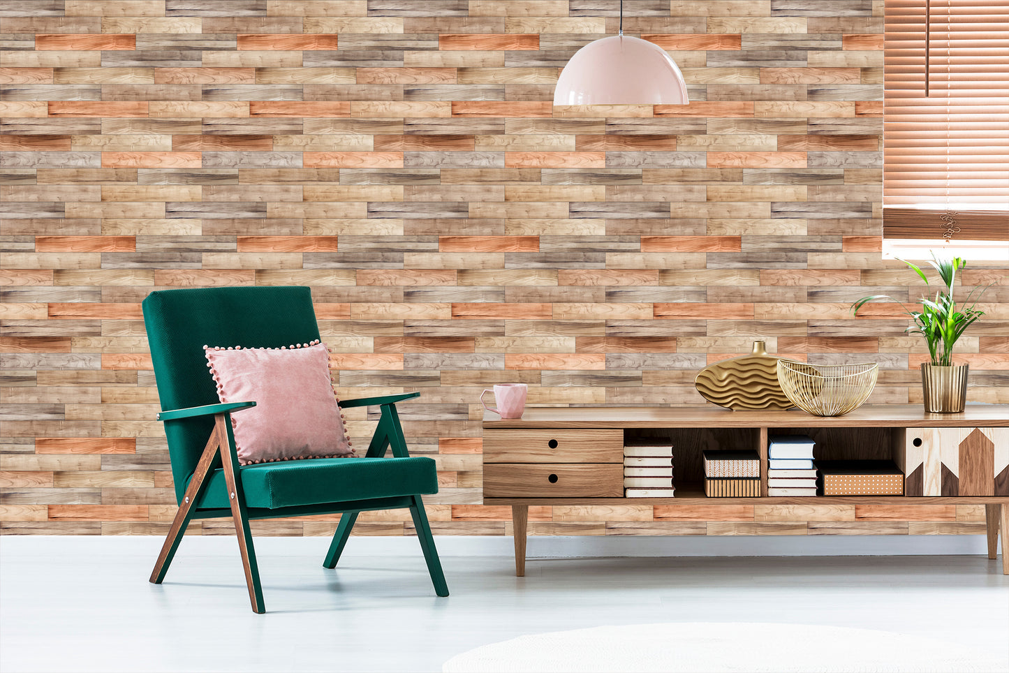 Wallpaper Various Wooden Planks