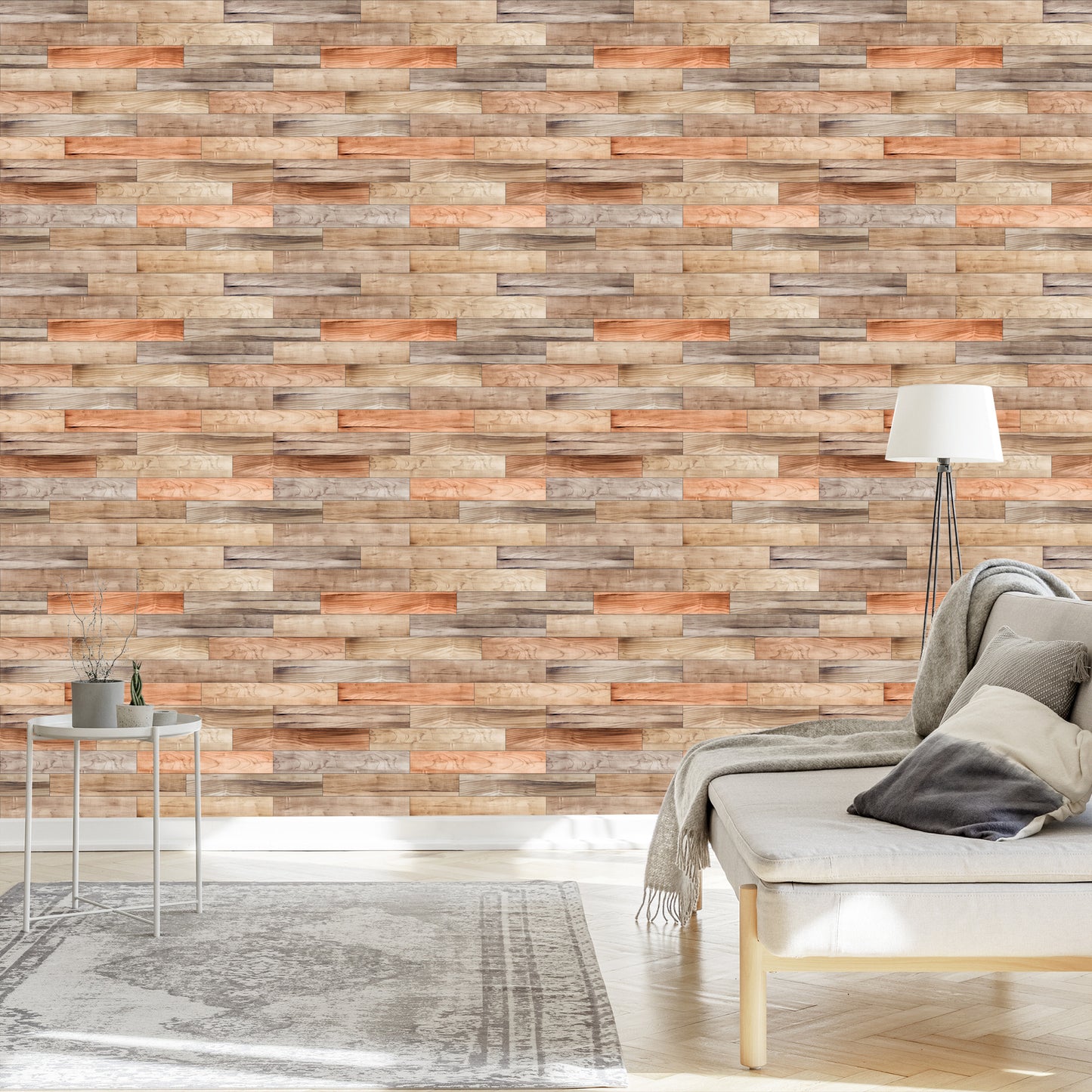 Wallpaper Various Wooden Planks