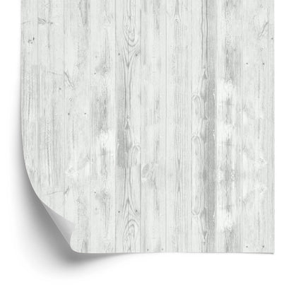 Wallpaper Fashionable Bright Vertical Wooden Planks