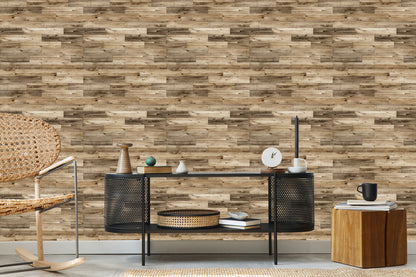 Wallpaper Wood Texture Planks For Bedroom