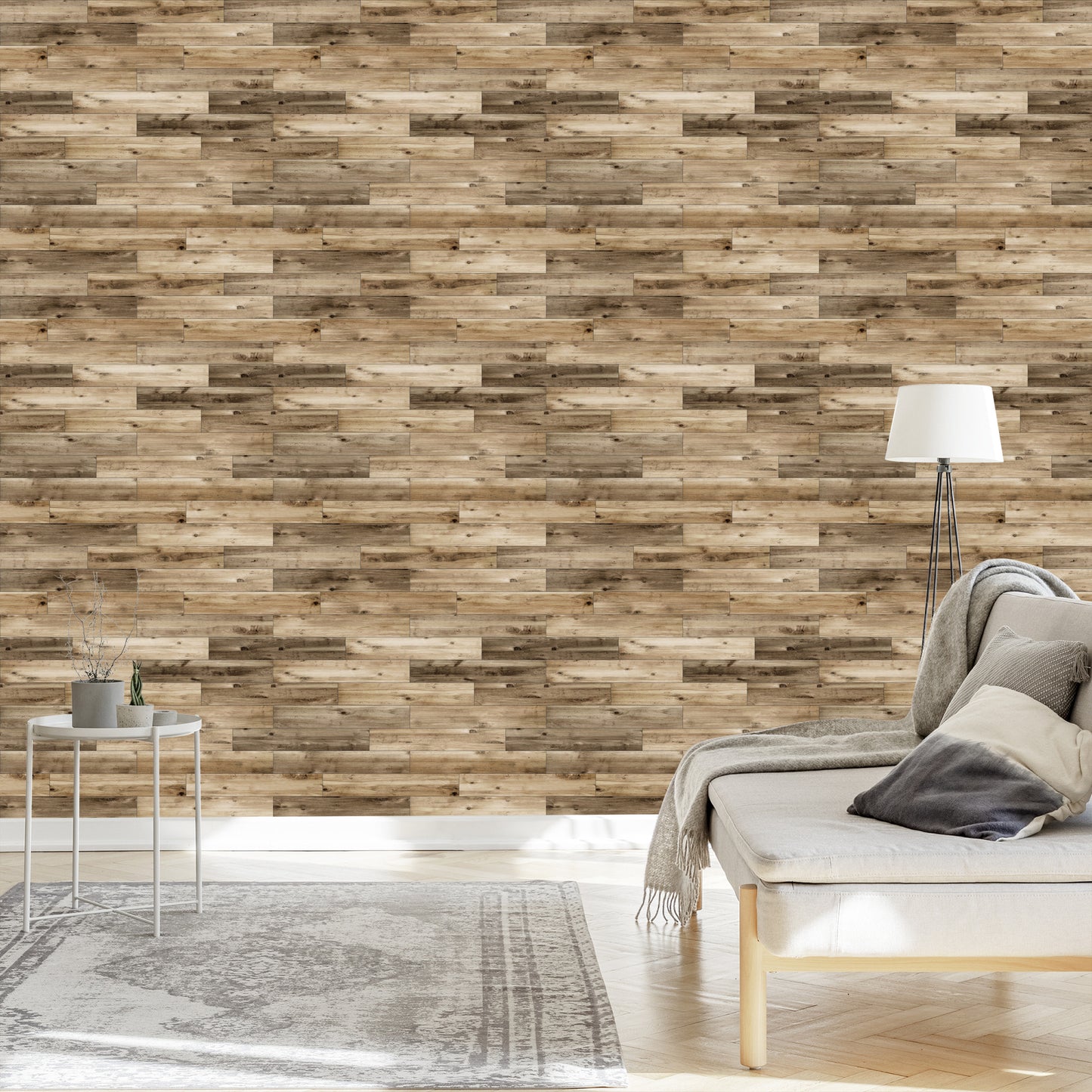 Wallpaper Wood Texture Planks For Bedroom