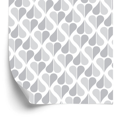 Wallpaper Classic Retro Pattern In Shades Of Gray