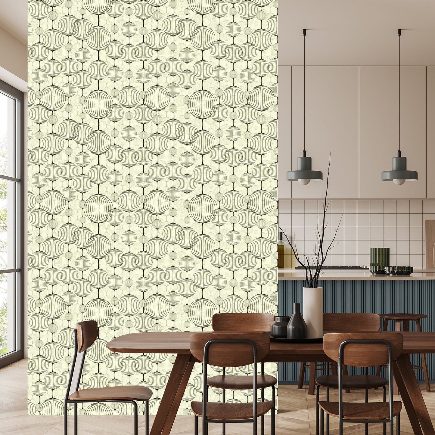 Wallpaper Retro - Abstract Black Patterns
