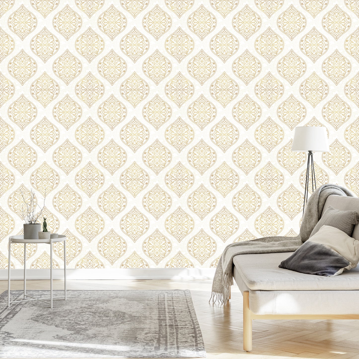 Wallpaper Retro - Ornaments In Eastern Style
