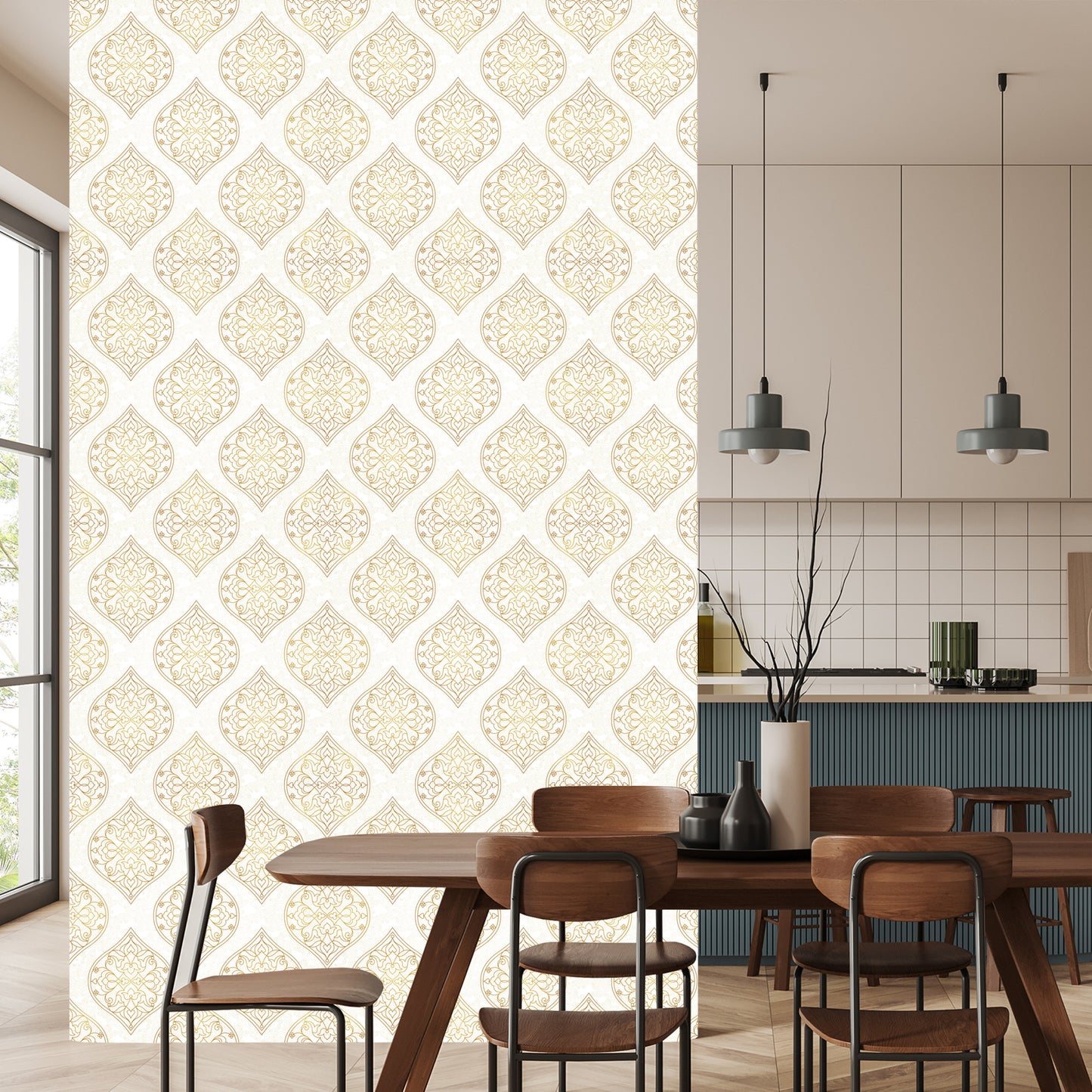 Wallpaper Retro - Ornaments In Eastern Style