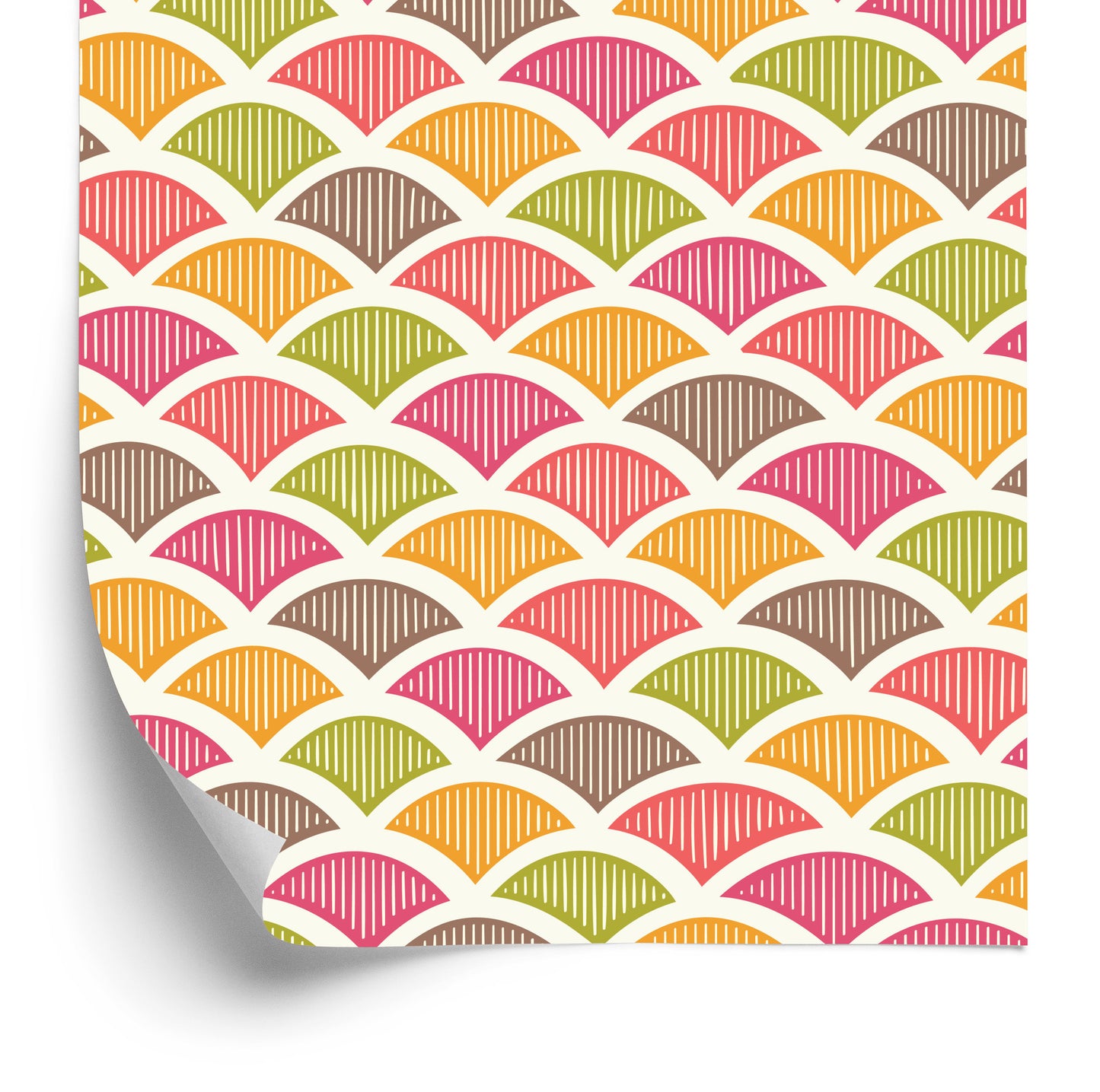 Wallpaper Colorful Retro Patterns